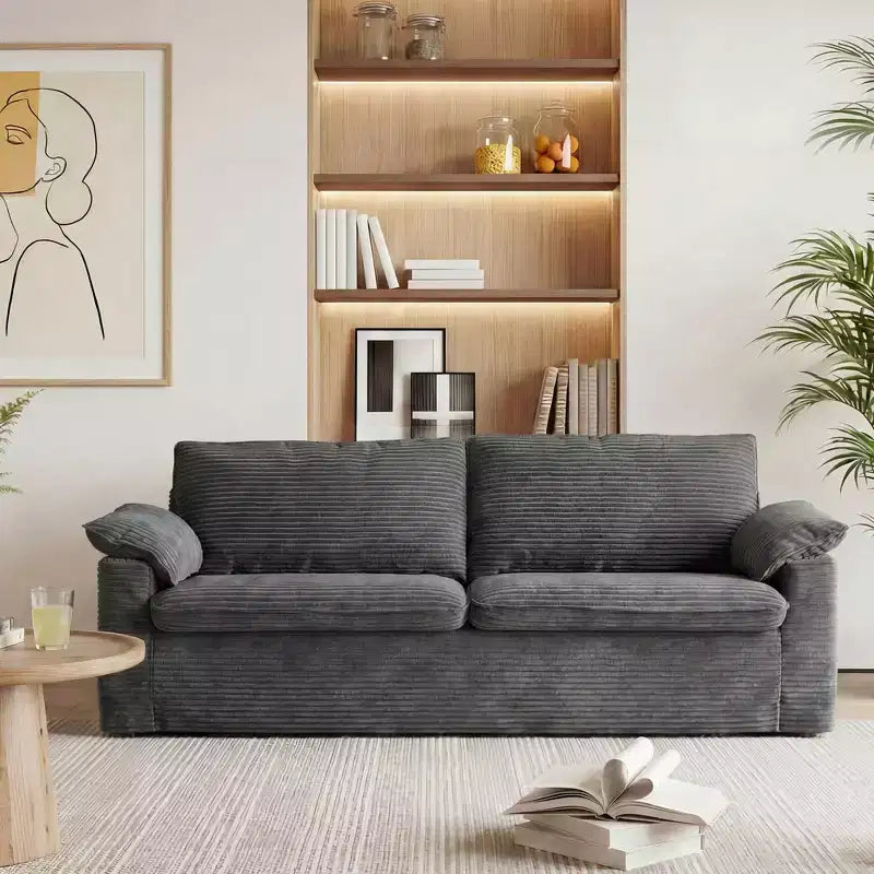 Dyonery 86 Cloud Loveseat Sofa, seduta profonda e ampi braccioli con cuscini, telaio robusto, design ergonomico e traspirante