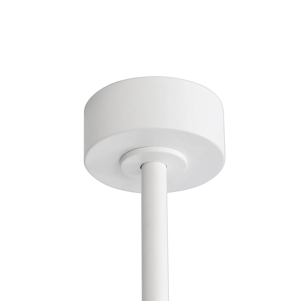 Ventilatore da soffitto nero da 65 pollici a 8 pale con luce LED e telecomando