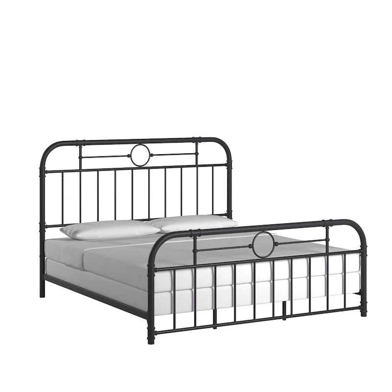 Letto in metallo nero
