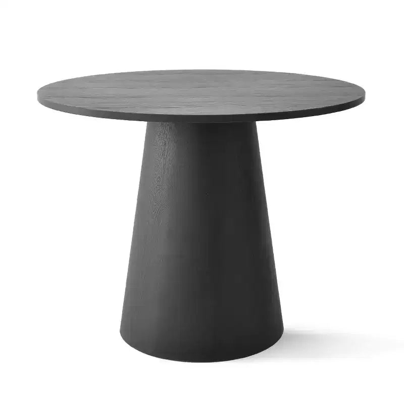 Set Tavolo da Pranzo Piccolo per 2, Sedie Imbottite Beige, Tavolo da Pranzo Rotondo con Piedistallo, Mobili da Cucina Moderni e Compatti-Panipeachy