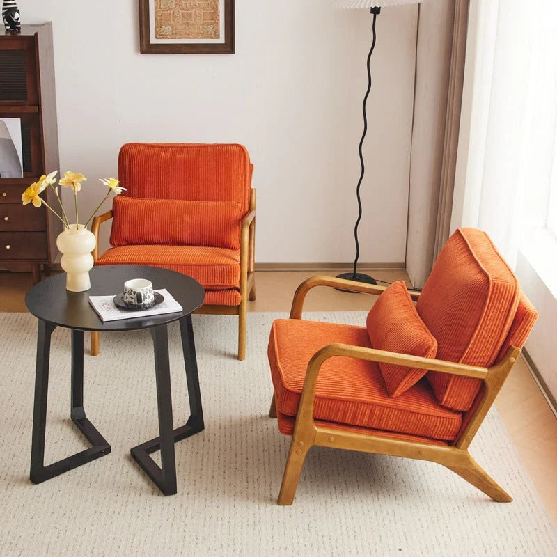 Poltrona imbottita Mid-Century Modern