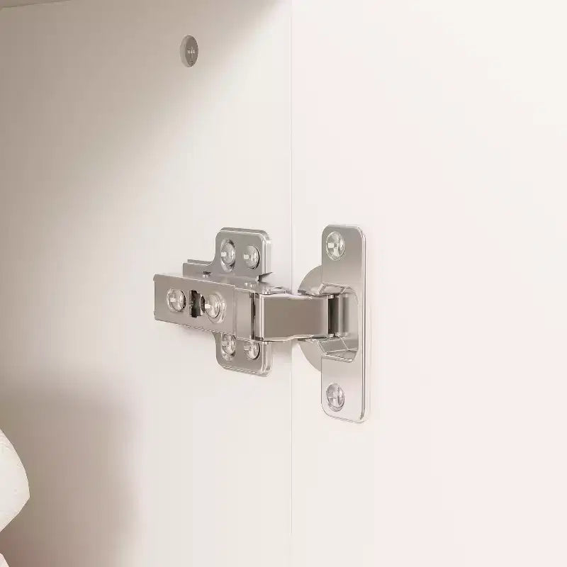 Famapy Armadio Guardaroba Modulare di Lusso Bianco con Dettagli Dorati: Ante a Pannelli + Design Ante Miste Elegante Armadio Su Misura per Camere da Letto