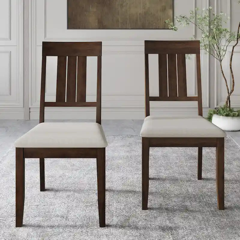 Set da pranzo classico in legno a 7 pezzi CraftPorch