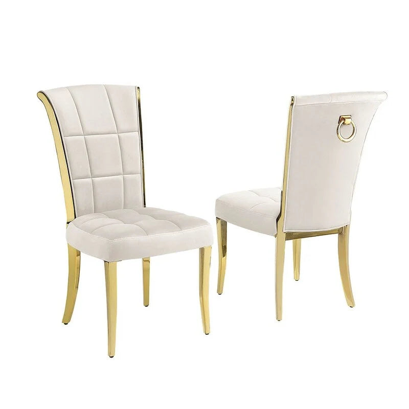 Best Quality Furniture D325-SC324-7 Set da pranzo rotondo da 5 pezzi