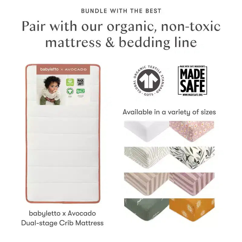 Culla convertibile Babyletto Yuzu 8-in-1 con kit di conversione per tutte le fasi