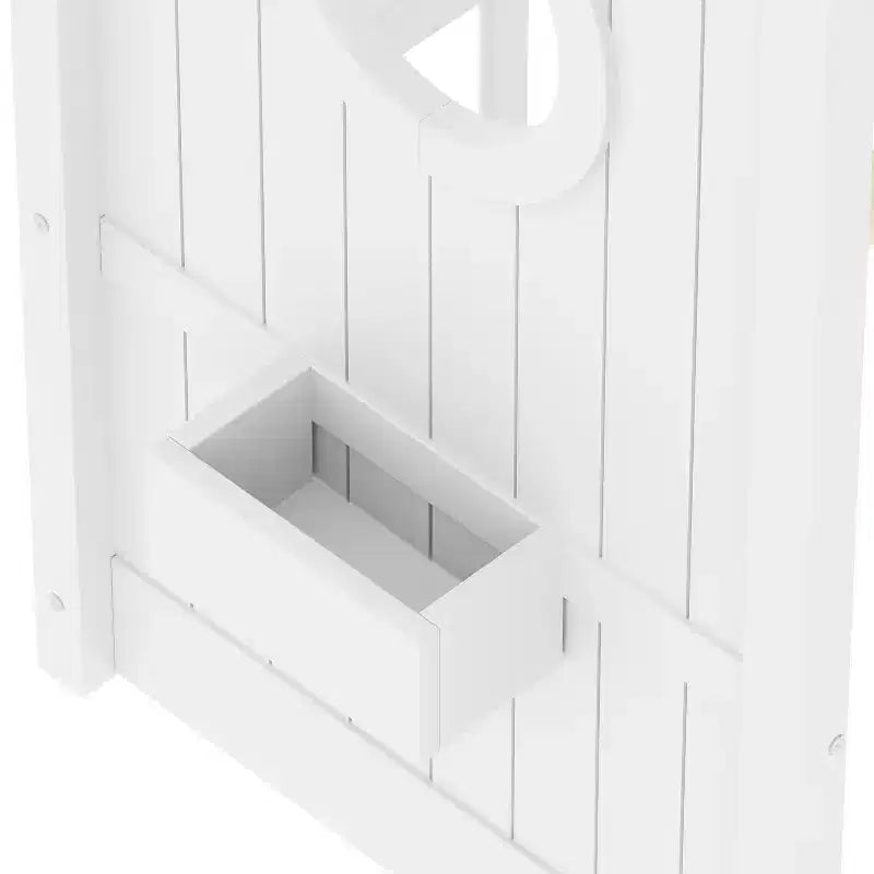 Struttura Letto a Piattaforma per Bambini Doppia/Matrimoniale Letto da Terra per Bambini Letto Montessori Letto a Casetta con Ripiano Portaoggetti - ModernLuxe
