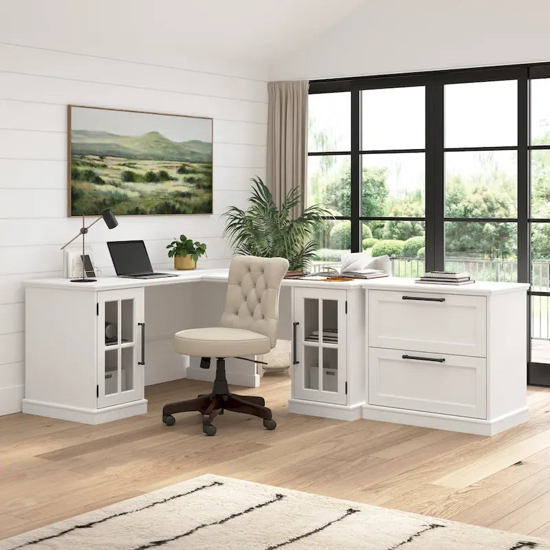 Scrivania per computer Westbrook 60W con alzata Bush Furniture