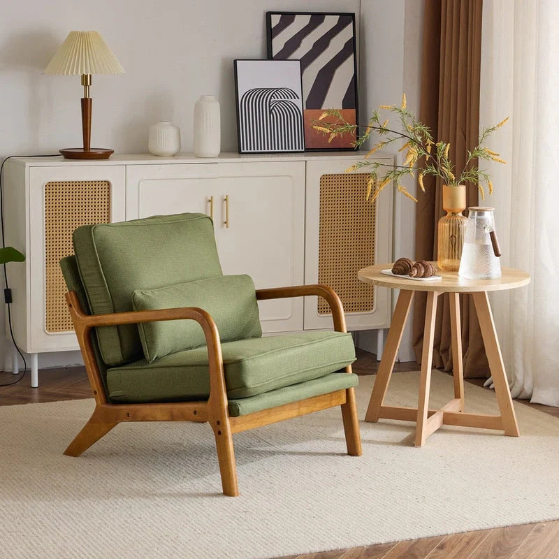 Poltrona imbottita Mid-Century Modern
