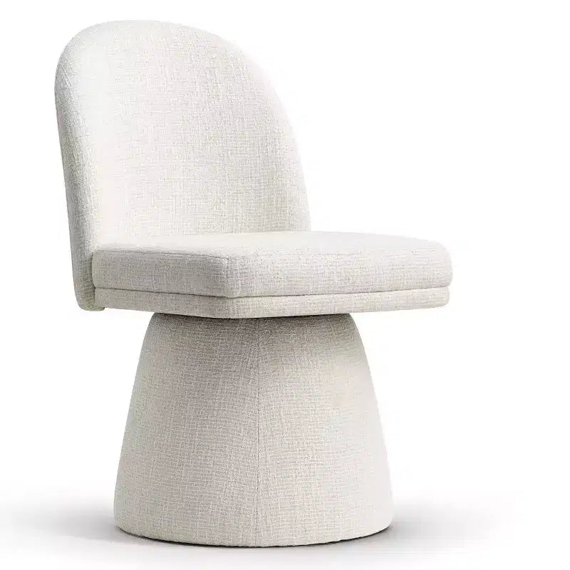 Set di 6 sedie da pranzo moderne senza braccioli girevoli a 360° con base a piedistallo, eleganti sedie d'accento per cucina, sala da pranzo o ufficio-Panipeachy