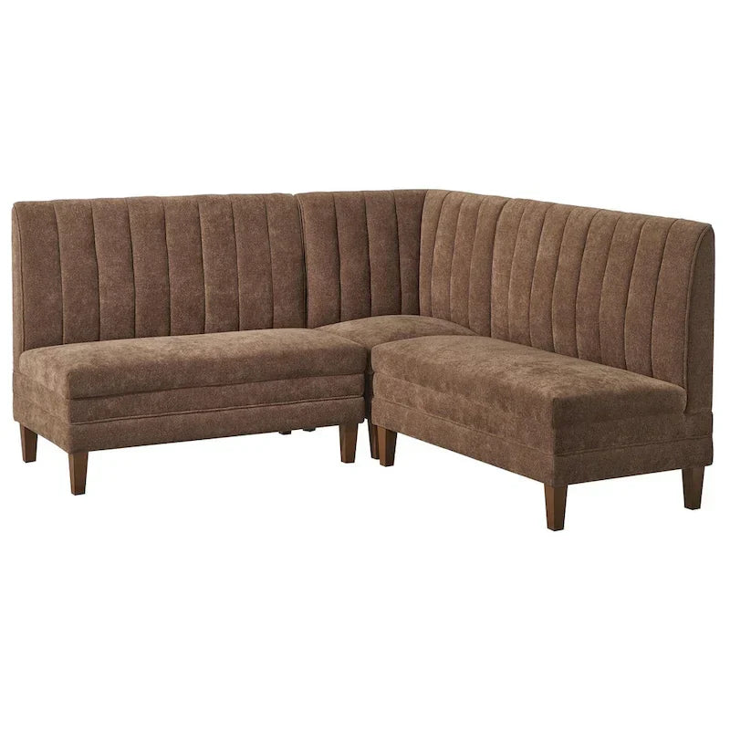 Set Panca Imbottita a Schienale Canaletto 3 Pezzi Kerrington di Lifestorey