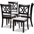 Set di 4 sedie da pranzo Clarke - Baxton Studio