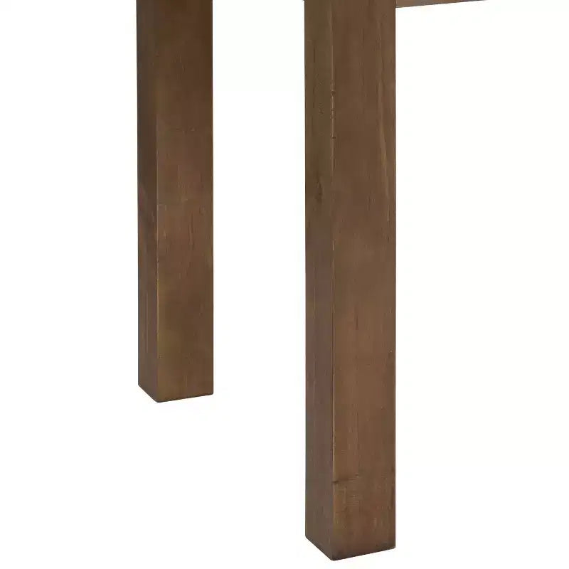 Flash Furniture Tavolo da Pranzo Rettangolare Rustico in Pino Massiccio 46 x 30