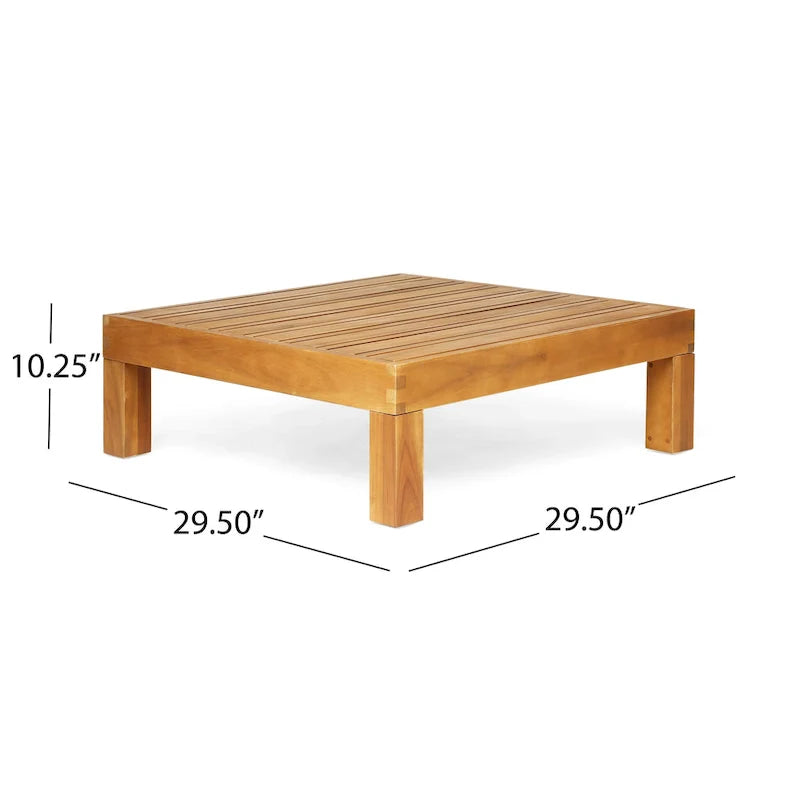 Set da conversazione Brava Outdoor a 6 pezzi in legno di acacia di Christopher Knight Home
