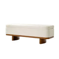 Panca con ripiano ribaltabile Clara Simple Assemble con struttura in legno massello|HULALA HOME