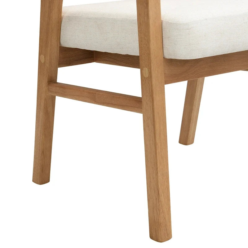 Christopher Knight Home - Sedia da pranzo imbottita in canna (Set di 2)