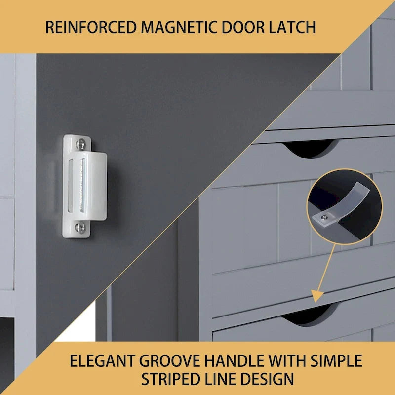 Mobile contenitore da bagno VEIKOUS con 4 cassetti