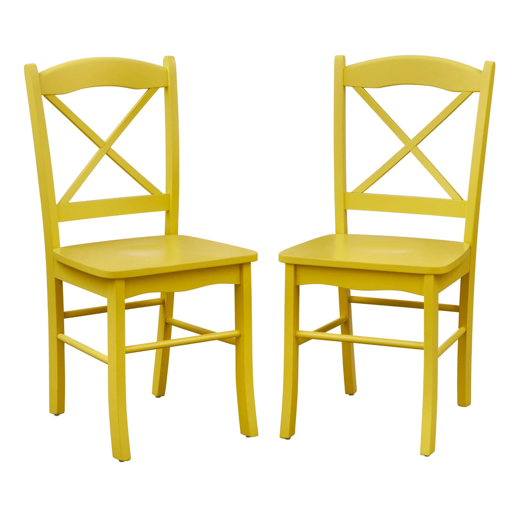 Sedie da pranzo per cottage di campagna Simple Living (set da 2)