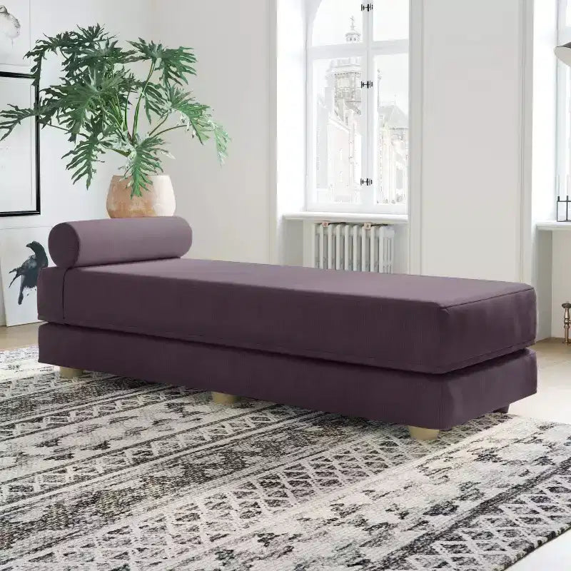Lit de repos / Lit pliant grand format (Queen-Size) - Microvelours