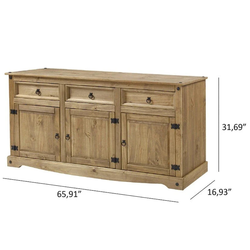 Credenza a buffet in legno 65 - Collezione Corona