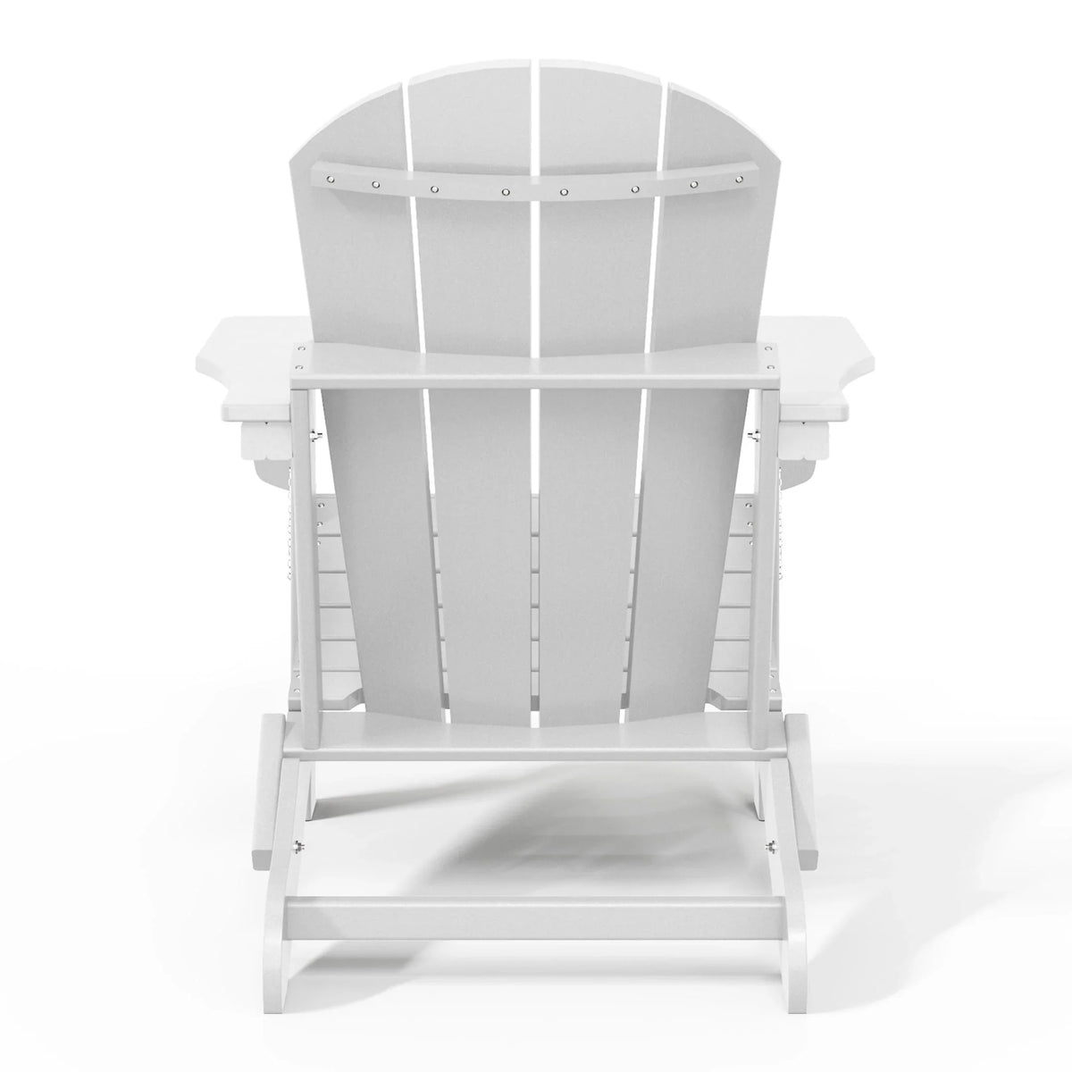 Polytrends Laguna Sedia Adirondack Pieghevole da Esterno per Patio Resistente allo Sbiadimento e alle Intemperie