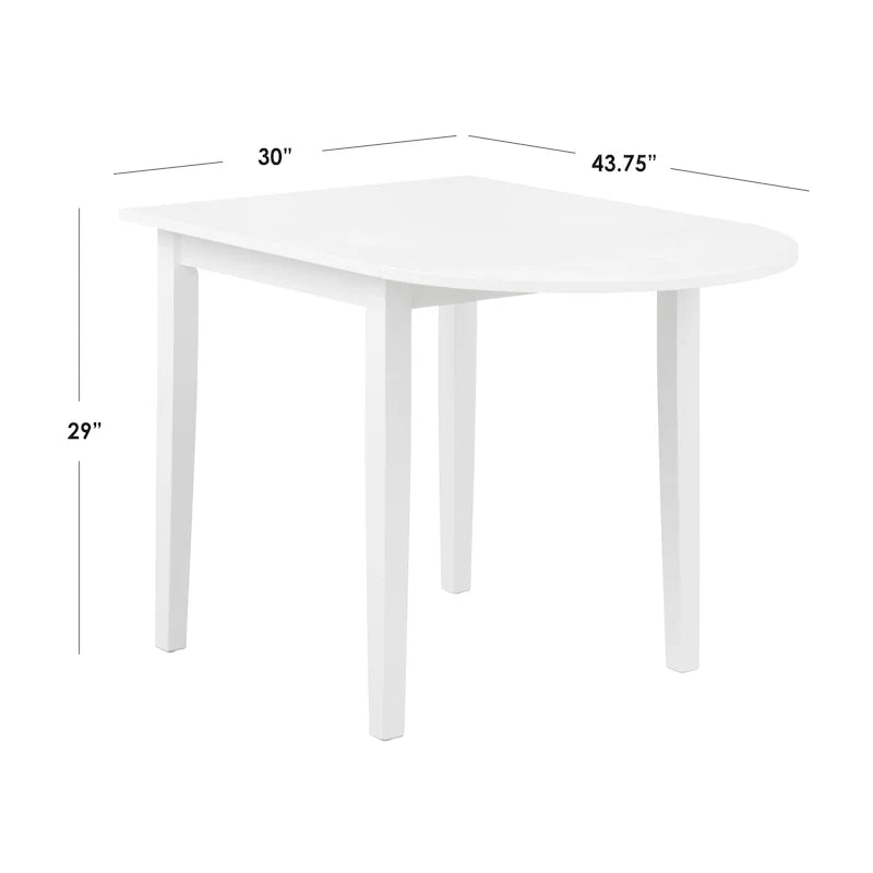 Set da pranzo di 3 pezzi con tavolino allungabile Simple Living Country Cottage