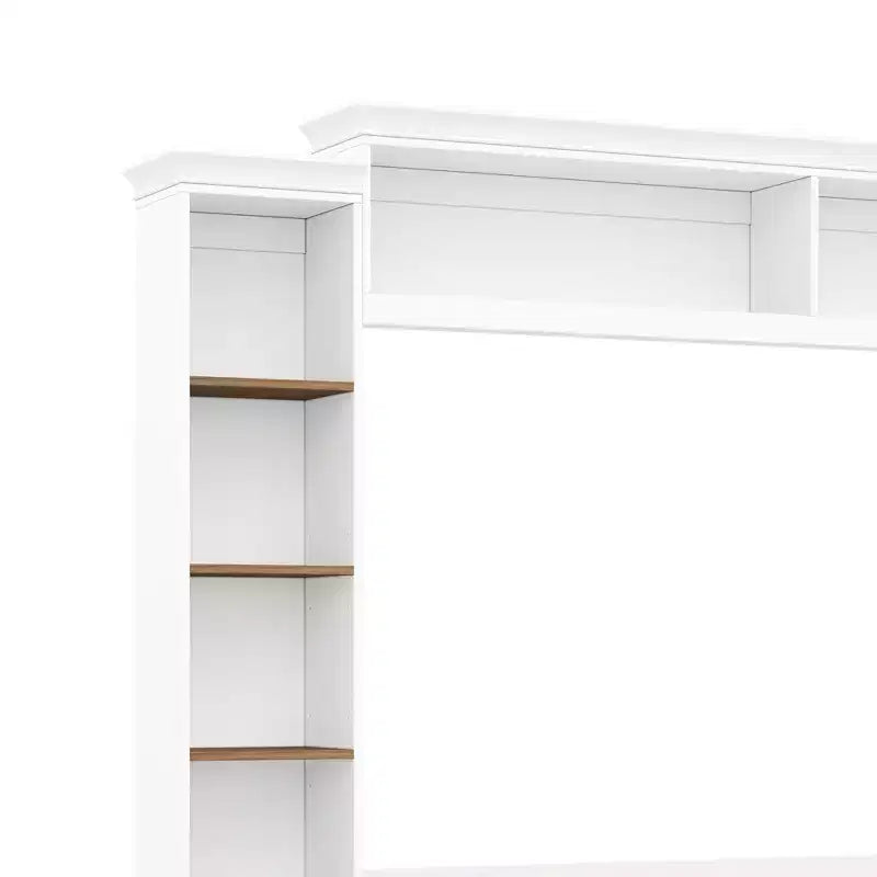 ModernLuxe Mobile TV da Parete 4 in 1 per Stile Rustico, Adatto a TV Fino a 70 Pollici, Consolle Multimediale con Ripiani Regolabili e Cassetti