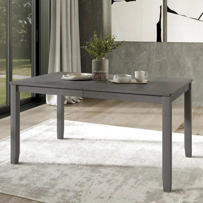 Set da pranzo classico in legno a 7 pezzi CraftPorch