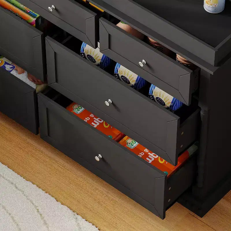 Fasciatoio e Cassettiera Versatile Famapy: Design Convertibile, Cassetti Spaziosi - Cresce con il Tuo Bambino