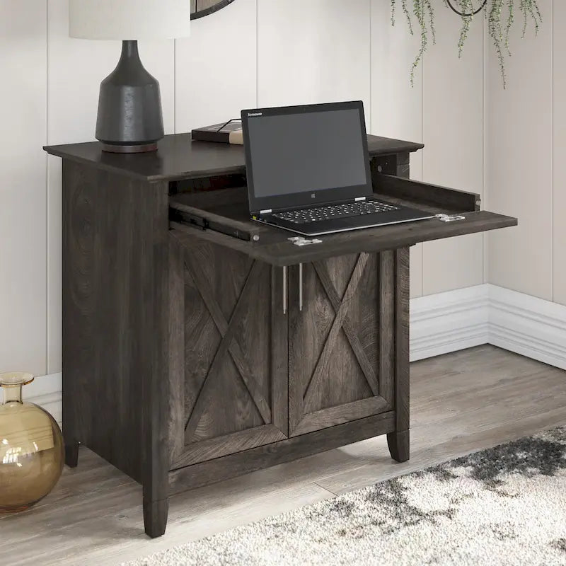 Scrittoio Key West con mobiletto di Bush Furniture