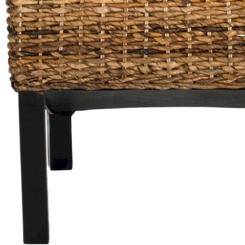 Set di 2 sedie da pranzo in vimini naturale 48L x 56P x 104A cm, stile Boho Coastal