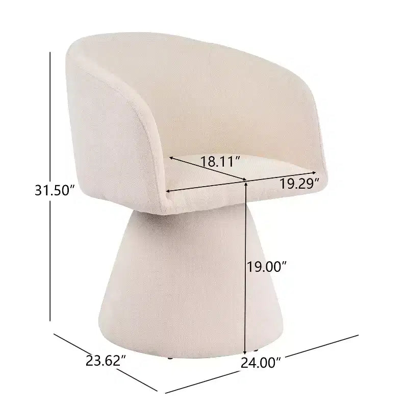 Christopher Knight Home Yodsak Set da Pranzo Moderno a 7 Pezzi in Legno e Metallo con Sedie Girevoli a 180