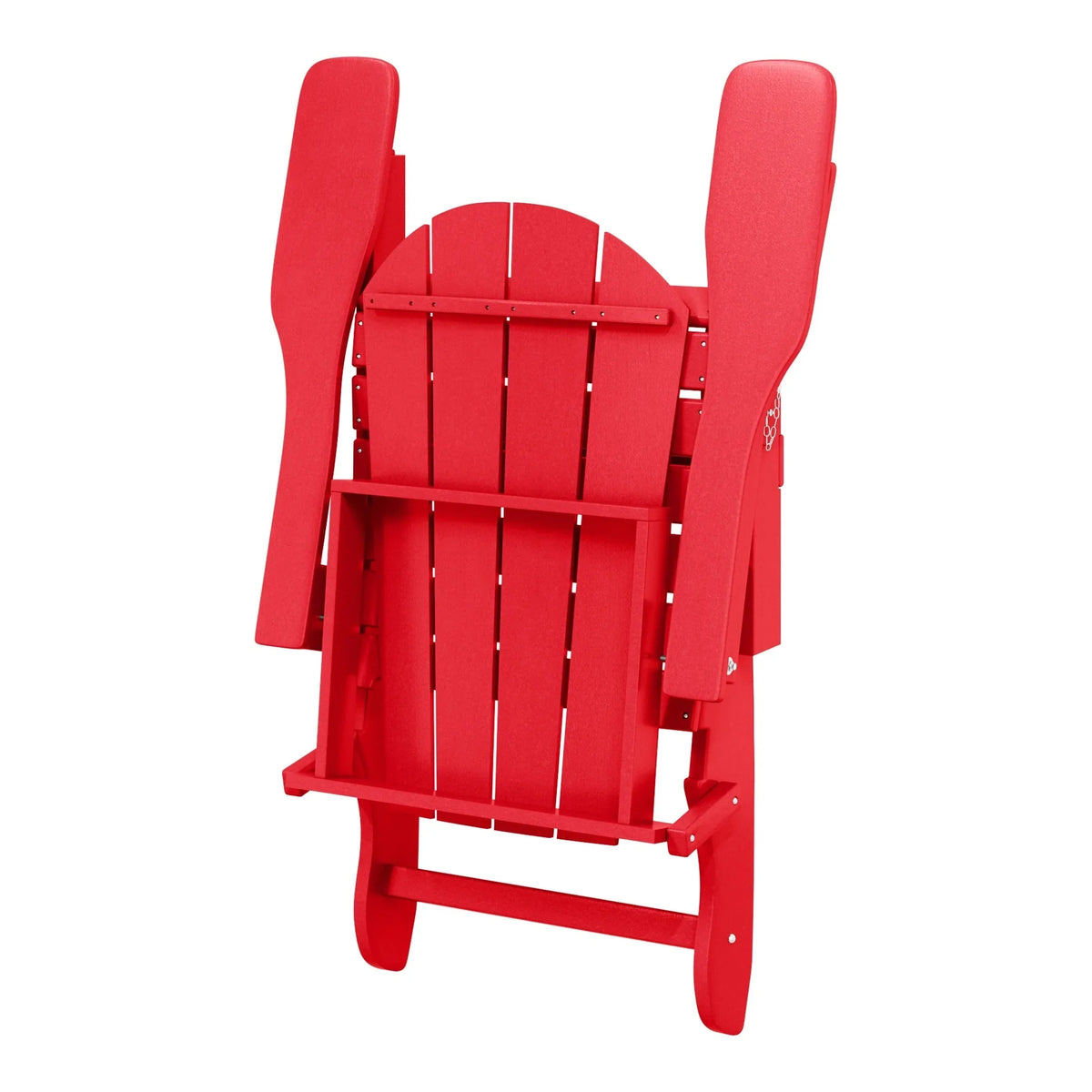 Polytrends Laguna Sedia Adirondack Pieghevole da Esterno per Patio Resistente allo Sbiadimento e alle Intemperie