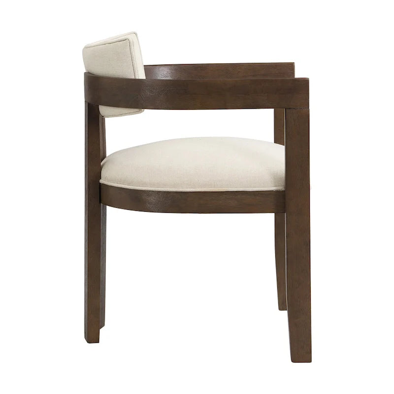 Sedia da pranzo moderna e sofisticata Conrad con braccioli di Christopher Knight Home