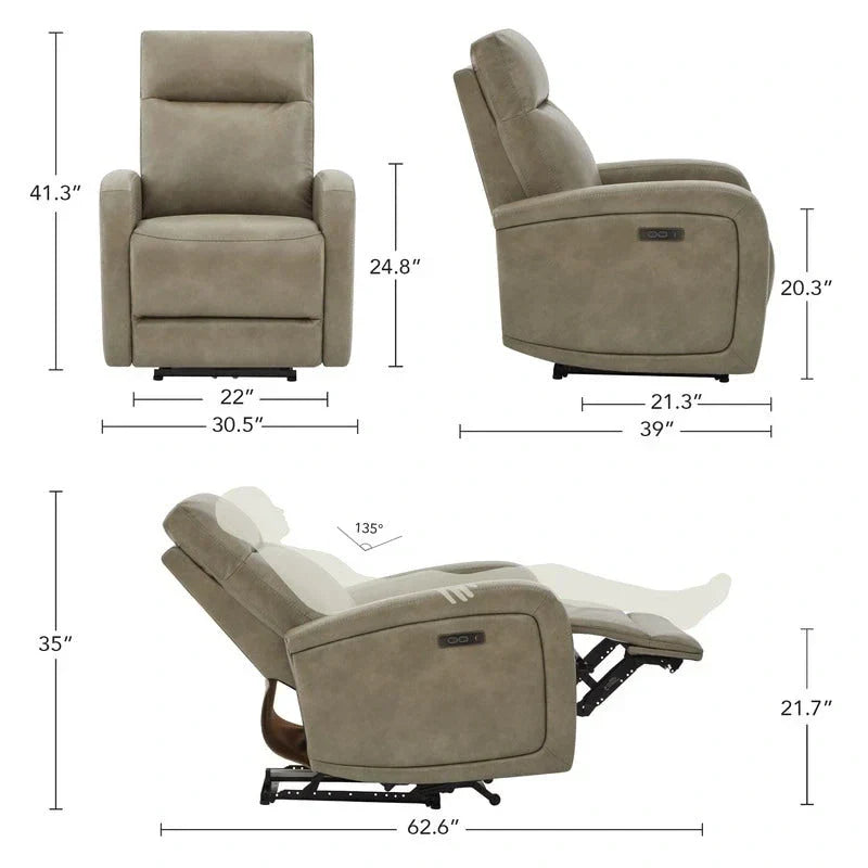 Poltrona reclinabile elettrica Lena Zero Wall Hugger