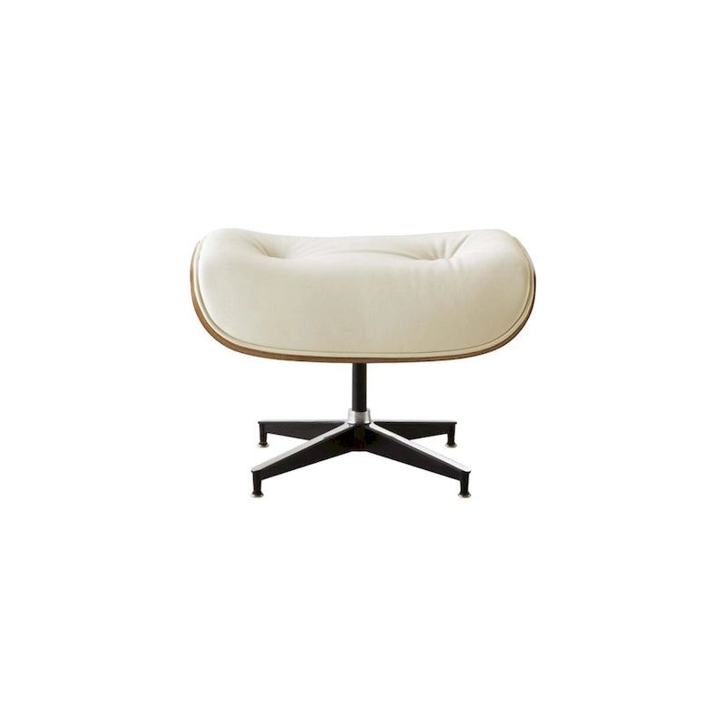 Poltrona reclinabile Mid-Century Modern in pelle