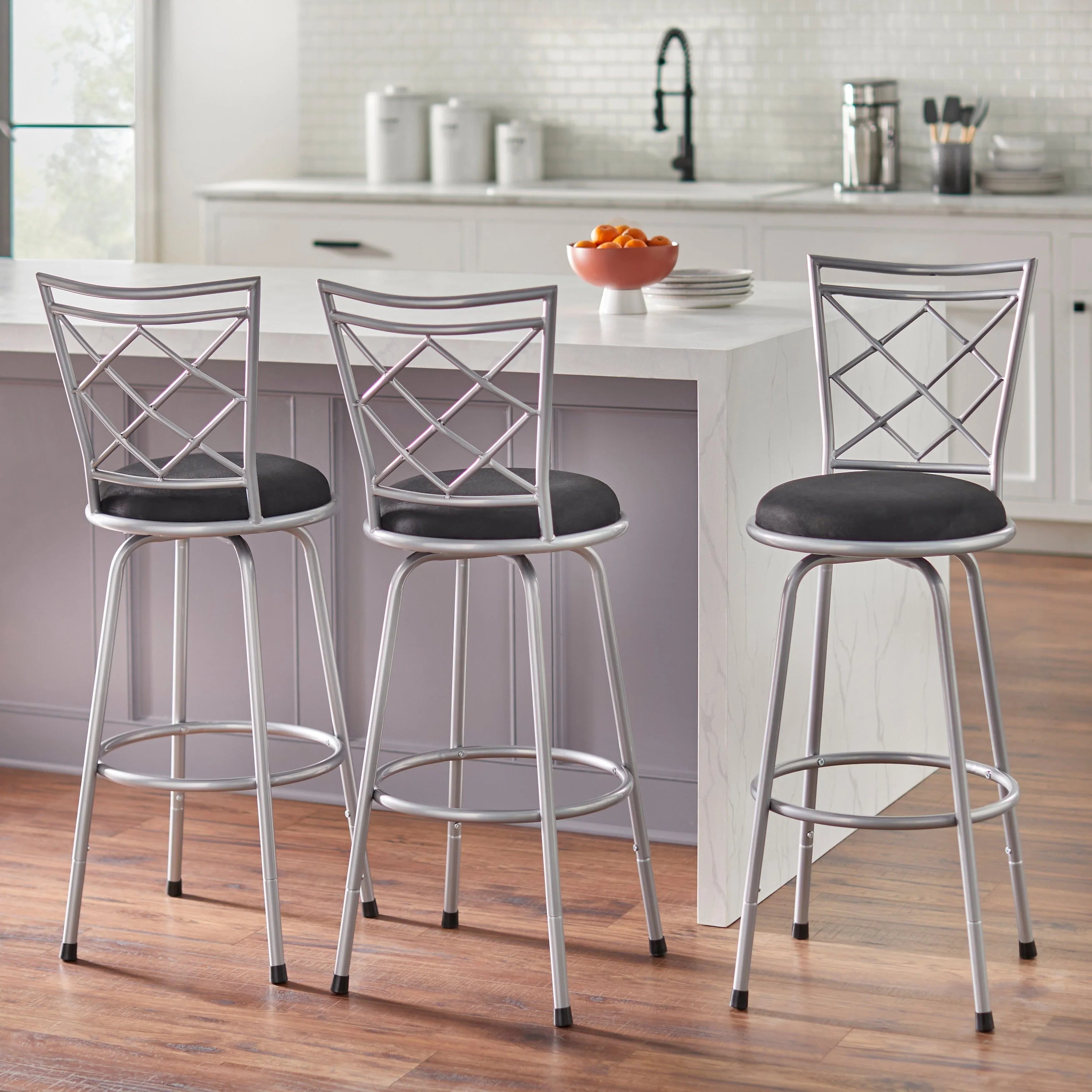 Sgabelli girevoli regolabili in altezza Simple Living Alyssa (set da 3)