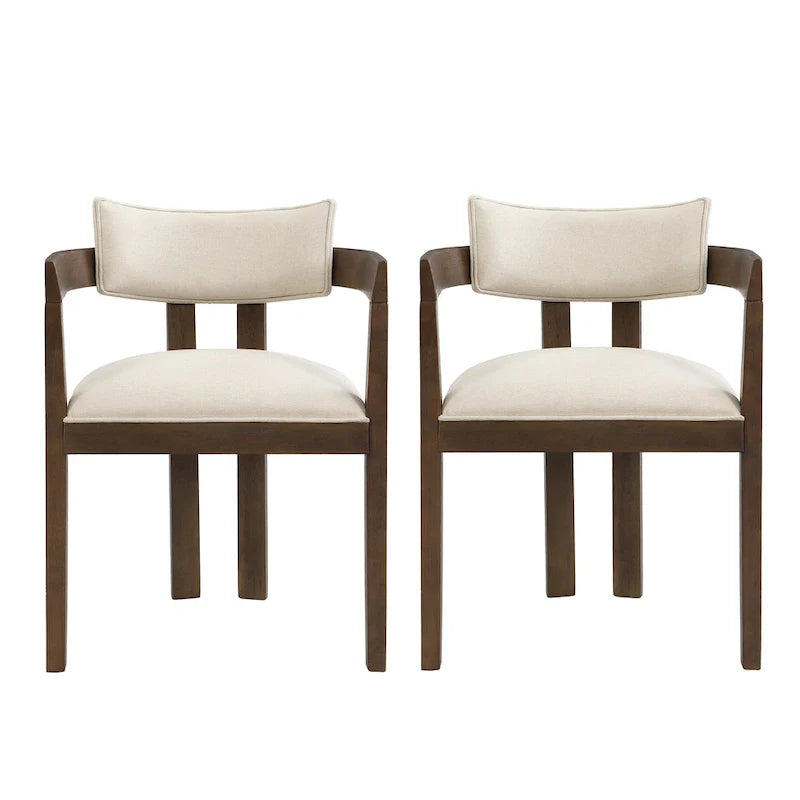Sedia da pranzo moderna e sofisticata Conrad con braccioli di Christopher Knight Home