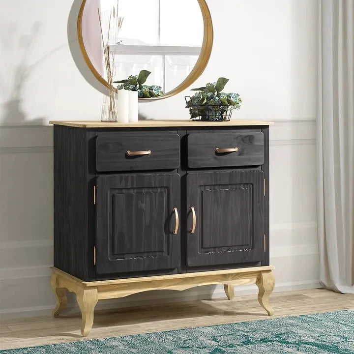 Credenza in legno verde