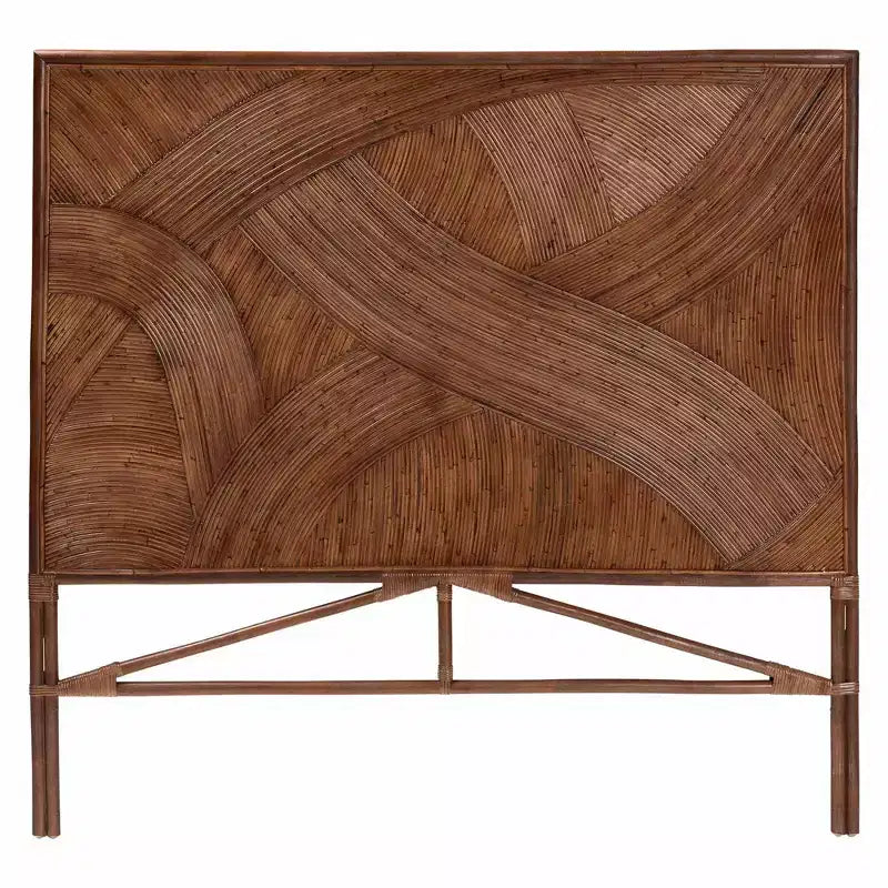 Testata Indipendente in Rattan Elettra di bali & pari King: Realizzata a Mano, Nessun Assemblaggio, Design Bohemien