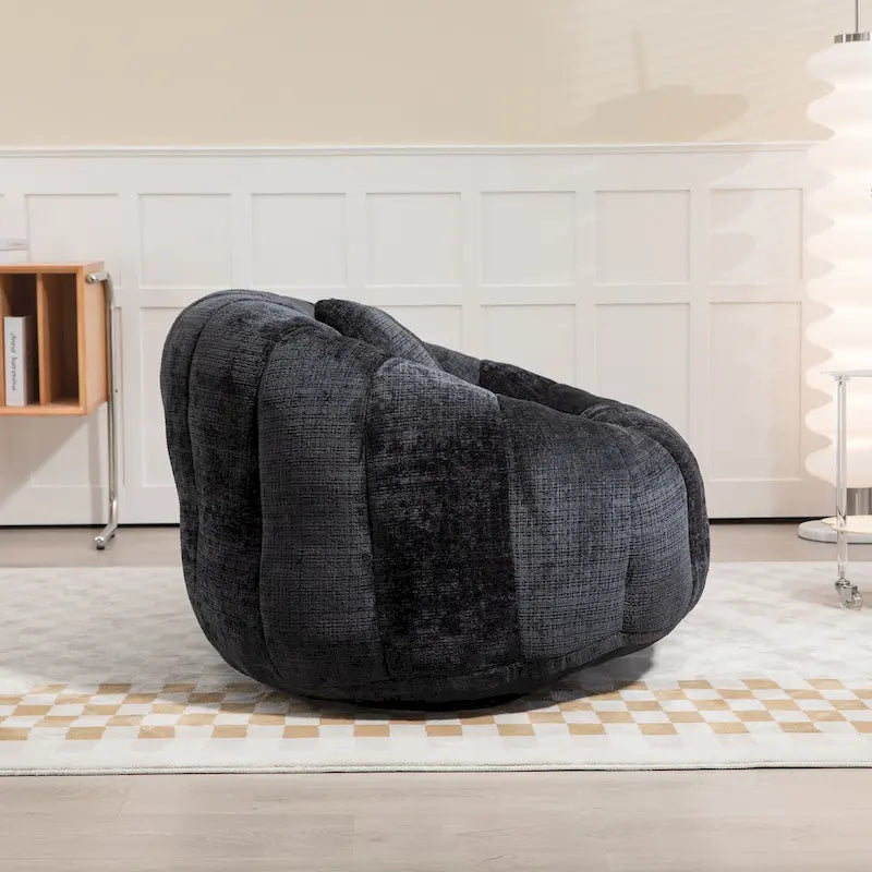 GDFStudio - Divano Pigro a 2 Posti Laurel Chenille con Schiuma ad Alta Densità e Comfort Extra Large