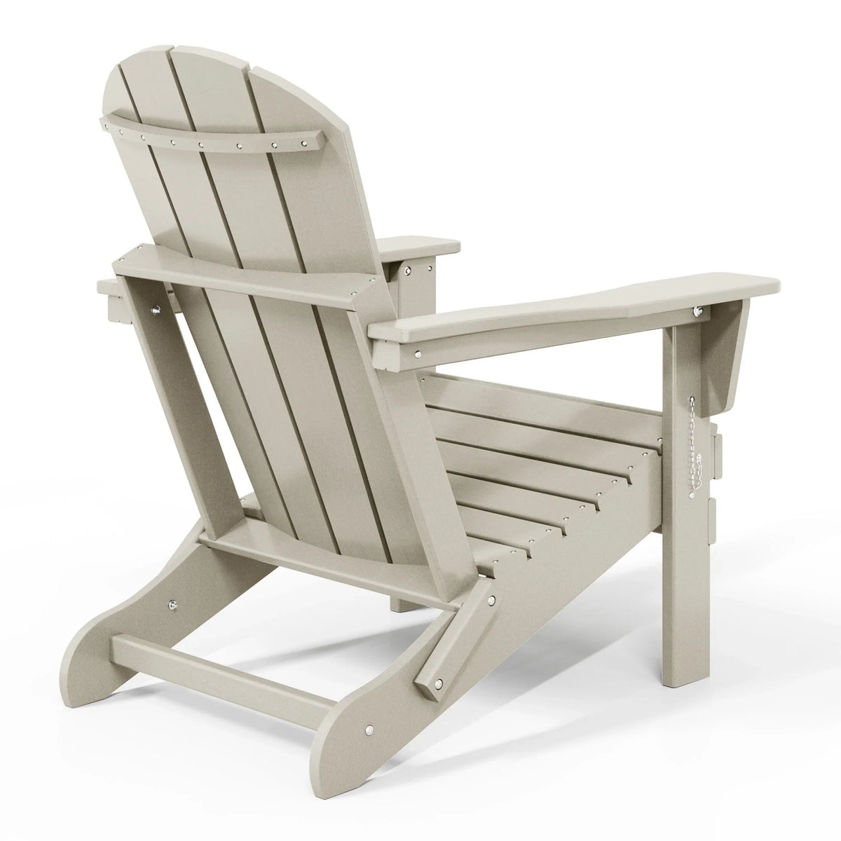 Polytrends Laguna Sedia Adirondack Pieghevole da Esterno per Patio Resistente allo Sbiadimento e alle Intemperie
