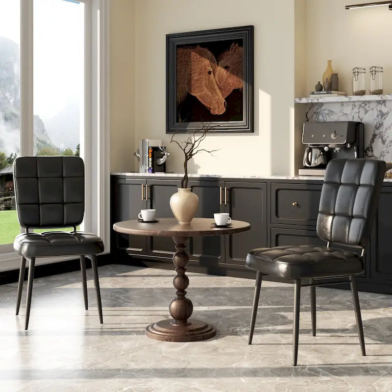 Sedie da Pranzo Moderne Set da 2/4/6/8, Sedie da Cucina Imbottite con Cuscino Spesso per Sala da Pranzo
