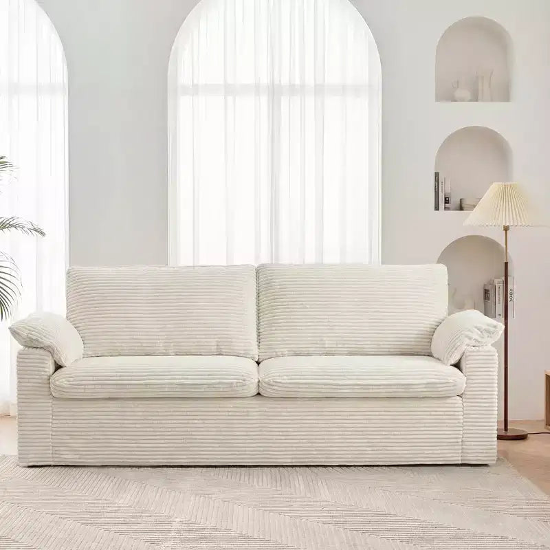 Dyonery 86 Cloud Loveseat Sofa, seduta profonda e ampi braccioli con cuscini, telaio robusto, design ergonomico e traspirante