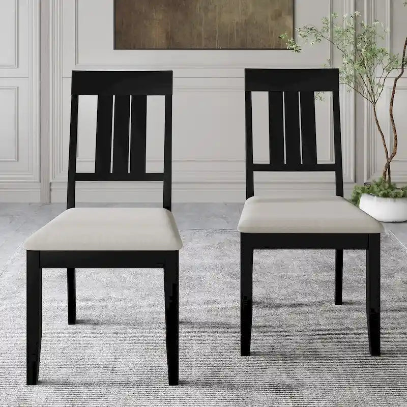 Set da pranzo classico in legno a 7 pezzi CraftPorch