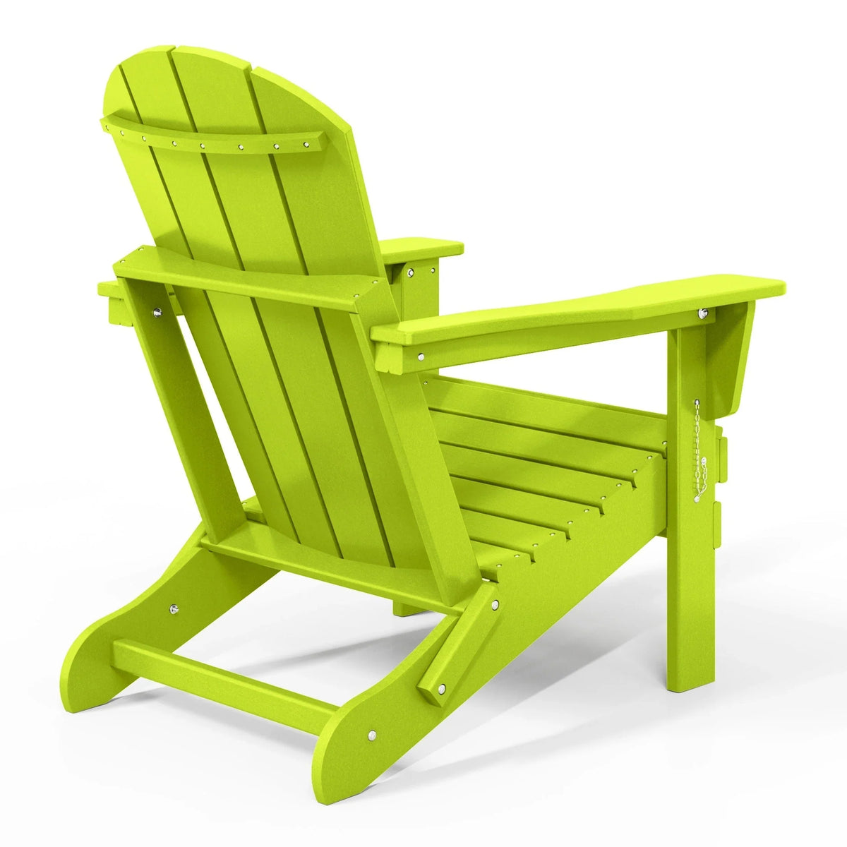 Polytrends Laguna Sedia Adirondack Pieghevole da Esterno per Patio Resistente allo Sbiadimento e alle Intemperie