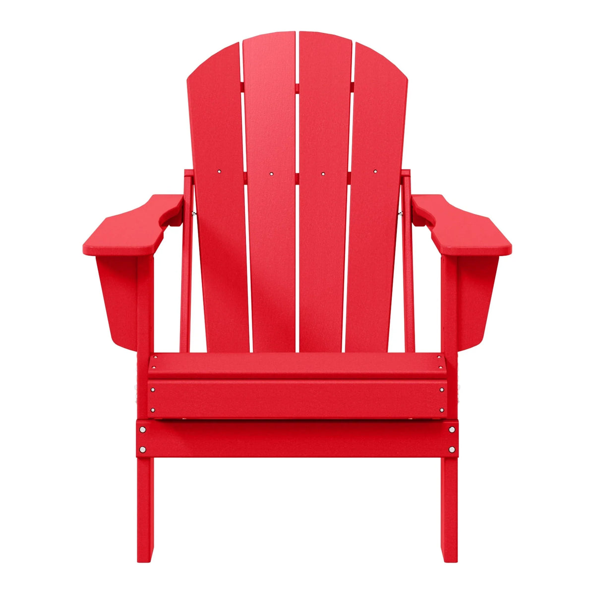 Polytrends Laguna Sedia Adirondack Pieghevole da Esterno per Patio Resistente allo Sbiadimento e alle Intemperie