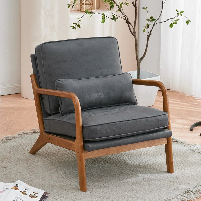 Poltrona imbottita Mid-Century Modern