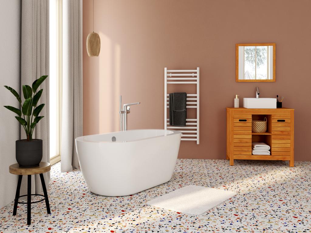 Vasca da bagno freestanding - 178L - 149x75x58cm - Bianca - Acrilico - Doucezen