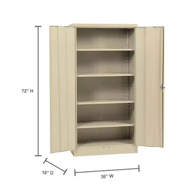 Armadio autoportante in acciaio Edsal 36Px18Lx72A beige