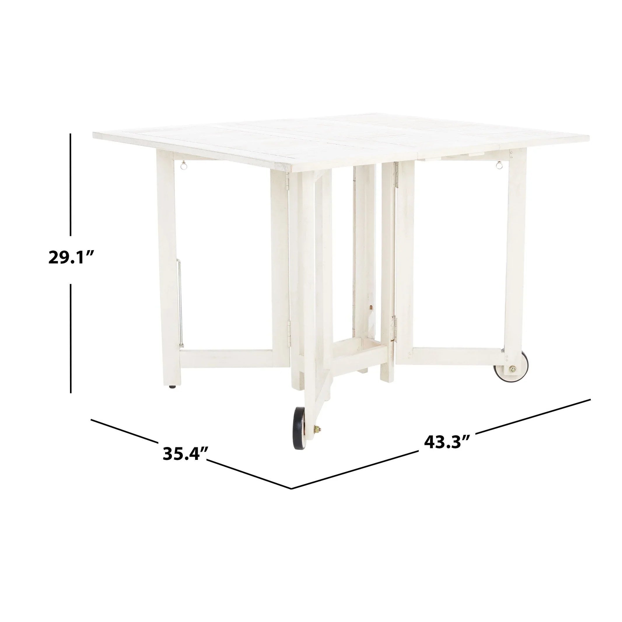 SAFAVIEH Brandy Set da pranzo da esterno 5 pezzi - 43Wx35Dx29H